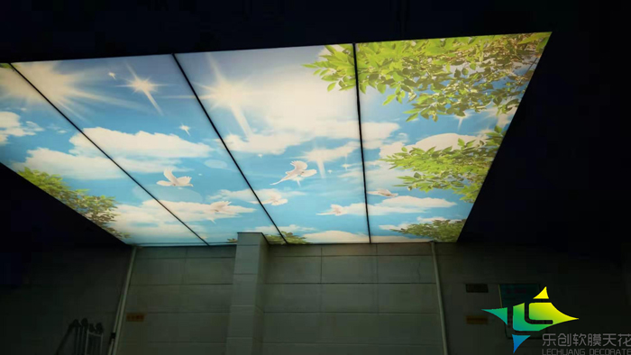 临沂洗浴软膜天花防潮吊顶效果图